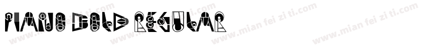 Piano Bold Regular字体转换